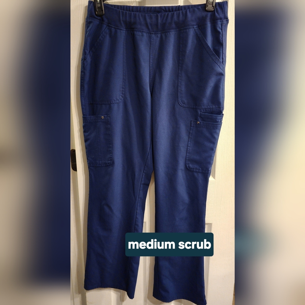 Blue Cargo Scrub Pant MEDIUM
